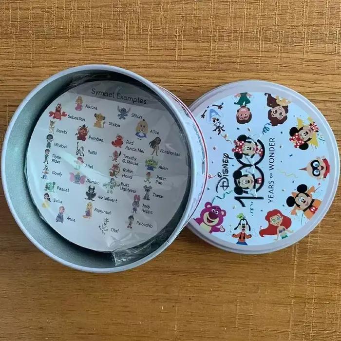 Jeux de société Double Box MINISO cartes de collection interactives en métal pour adultes occasions sociales et familiales