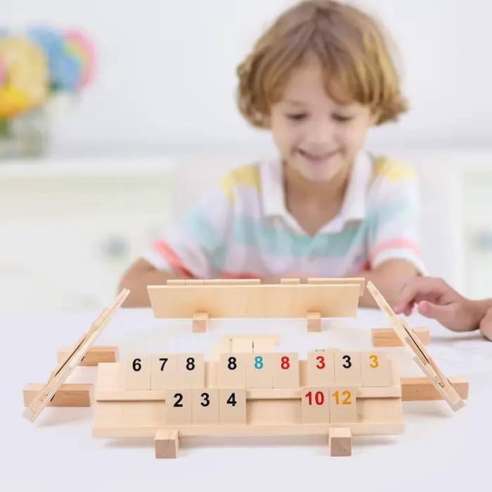 Jeu de carreaux en bois à déplacement rapide