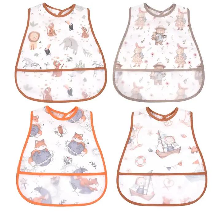 Bavoirs EVA pour bébé, motif de dessin animé mignon