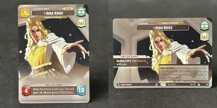 STAR W Kylo Ren mère Talzin Ahsoka Tano Kanan Jarrus Morgan Elsbeth Avar Kriss Kit Fisto vitrine cartes de jeu de société personnalisées