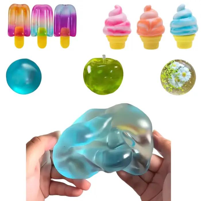 Jouets spongieux en maltose bleue