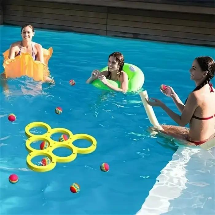 Jouet de piscine amusant pour Sports aquatiques, jouet de jeu de piscine flottant, matériau EVA Durable, boule de couleur aléatoire, parfait pour les plaisirs d'été