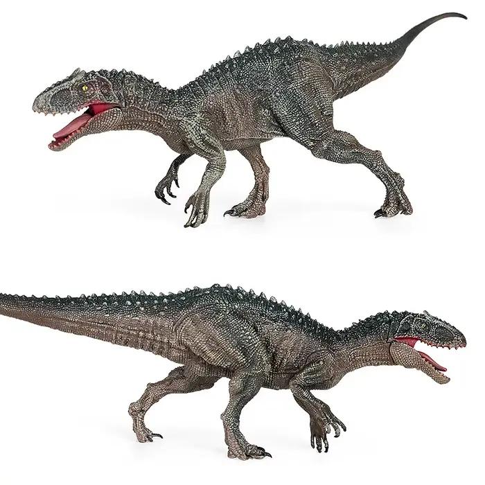 Figurines de dinosaures jurassiques t-rex Velociraptor Spinosaurus Dilophosaure, modèle Animal, Collection de figurines d'action, jouet pour enfant