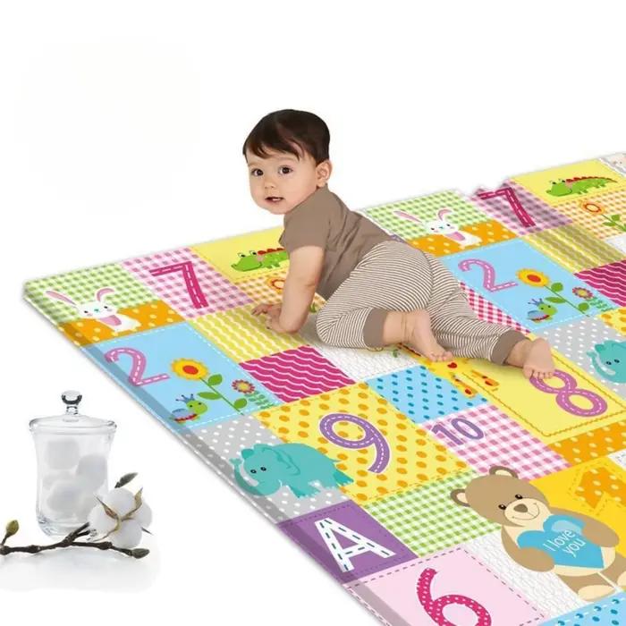 Grand tapis de jeu pliable pour bébé