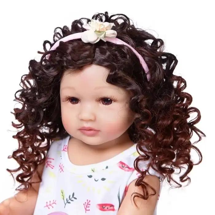 13 cheveux différents Style Silicone Reborn bébé poupée