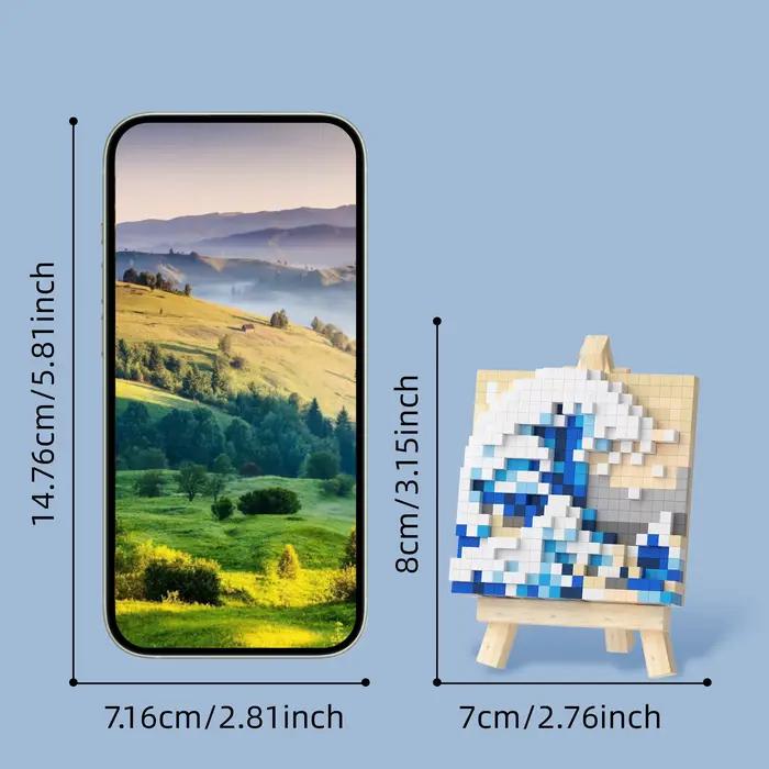 Blocs de construction de peinture à l'huile DIY - Jouets éducatifs pour garçons et filles - Cadeau parfait pour les espr