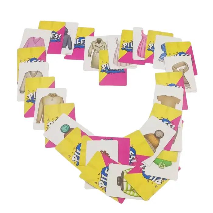 Jeu de cartes de correspondance de vêtements