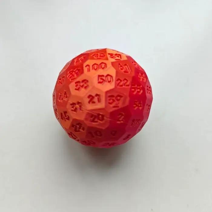 Dés D&D D100 pour jeux de société, dés colorés, outil DND COC