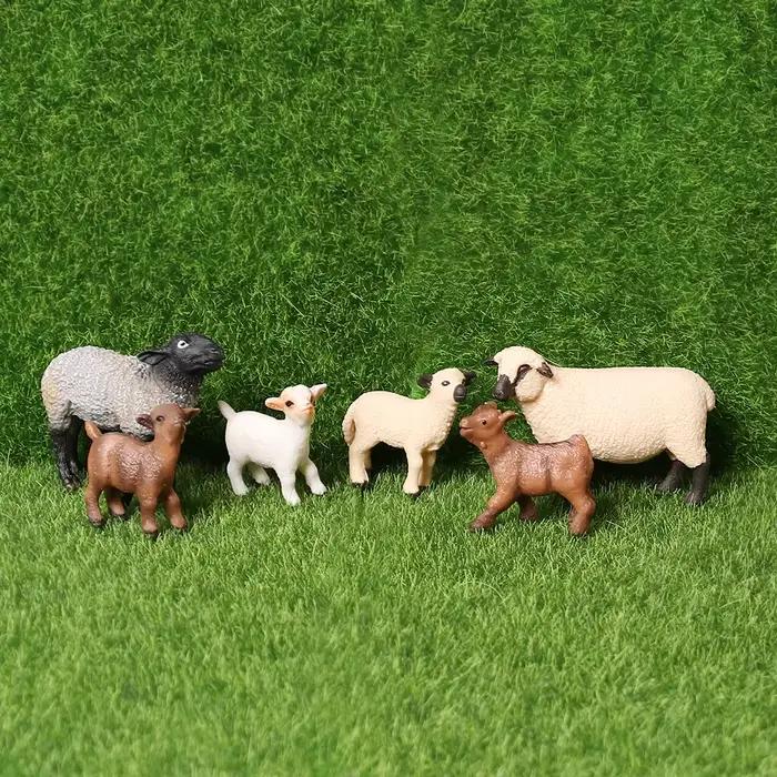 Figurines d'animaux de simulation : Mouton Mérinos