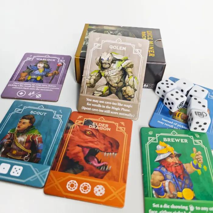 Jeu de société Dice Miner, Backer Pack, jeu de stratégie avec dés, idéal pour les fêtes de famille, cadeau idéal pour les festivals et les anniversaires
