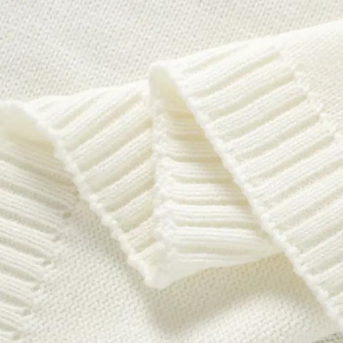 Couvertures pour bébé 90x70cm tricot nouveau-né garçons filles poussette pépinière berceau lange d'emmaillotage couettes