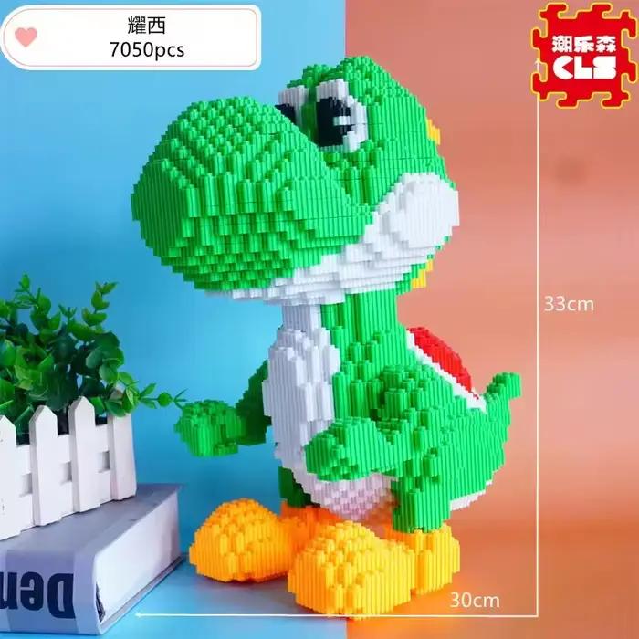 Nouveaux blocs de construction Disney Yaoxi dinosaure garçons petites particules Puzzle jouets pour enfants