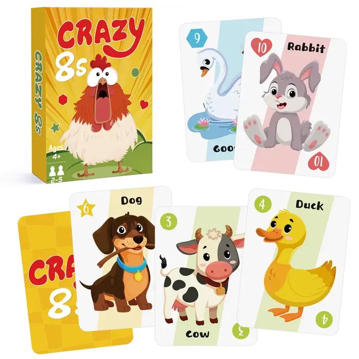 Jeux de cartes pour enfants 6 en 1 : Go Fish