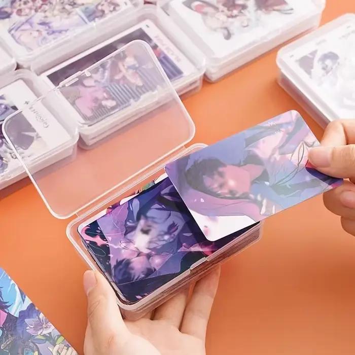 3/10 boîtes de cartes de Collection de jeu boîtes en plastique transparentes cartes à jouer mallette de rangement Poker boîte de cartes de jeu organisateur de cartes de jeux