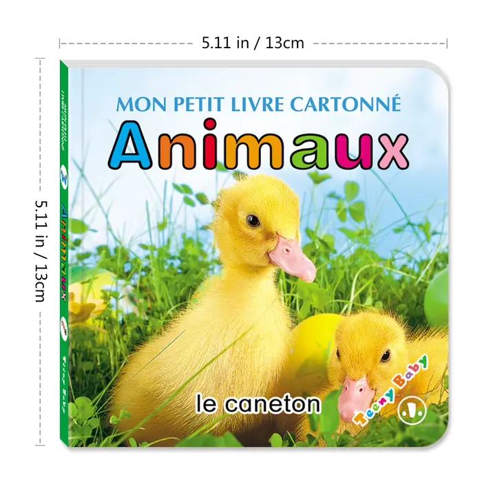 Six cartes cognitives françaises, attirant l'attention des enfants, interaction parent-enfant, cadeaux de rentrée scolaire