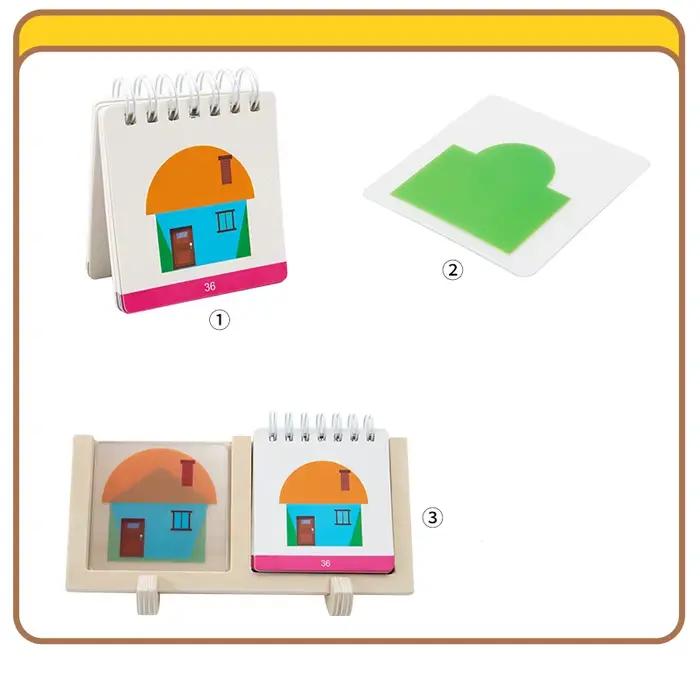 Jouets de conception de maison géométrique