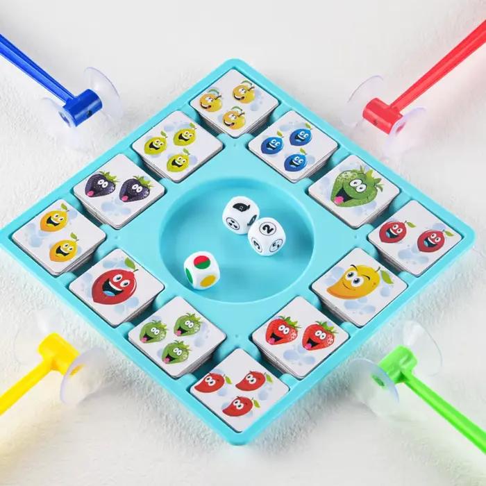 Jeu de société de cartes de fruits