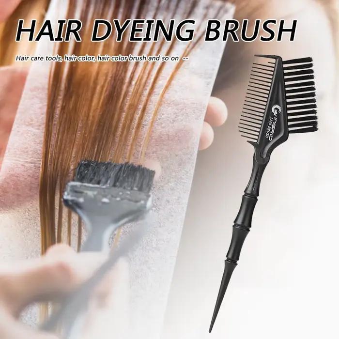 Outil de coiffure DIY pour salon, peigne de coloration et brosse à teinture pour barbier et coiffeur