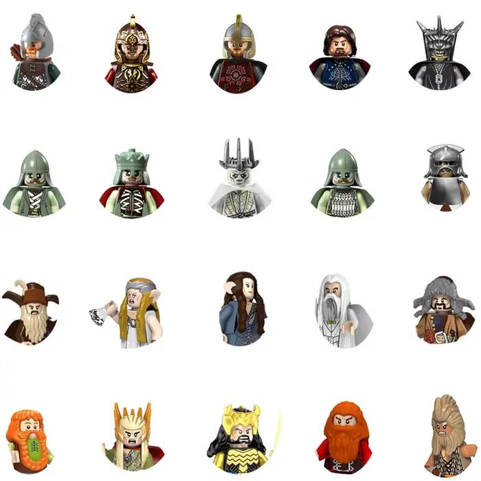 MOC Lord Rings blocs de construction jouet Orcs figurine briques jouets cadeau