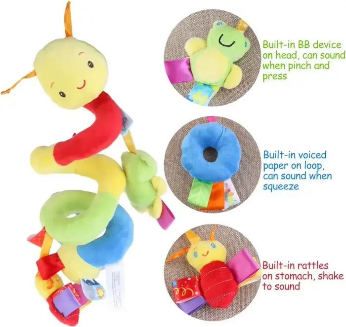 CPull-Poupée en Spirale pour Bébé et Nouveau-Né