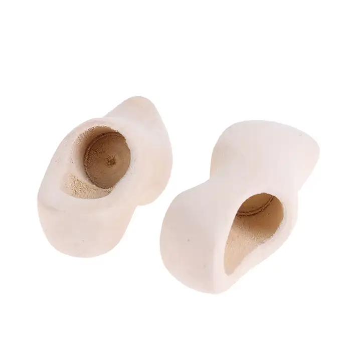 1Pair Doll House Miniature Wooden Shoes 3cm/4cm Simulation Scene Collocation Model DIY