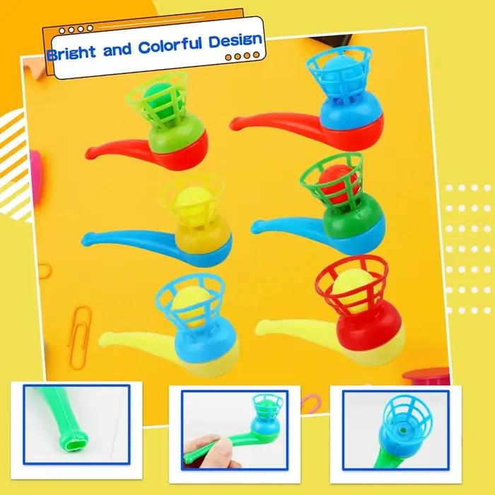 Jeu d'équilibre de balle flottante à souffler