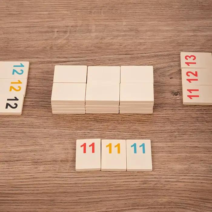 Jeu de carreaux en bois à déplacement rapide