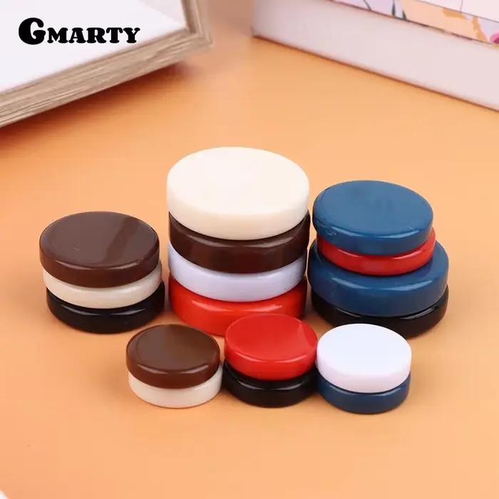 15 Pièces de Backgammon Multicolores 20/27/32MM, Pions Ronds en Plastique pour Jeu d'Échecs Occidental, Accessoires de Jeu d'Échecs de Duel Intelligent