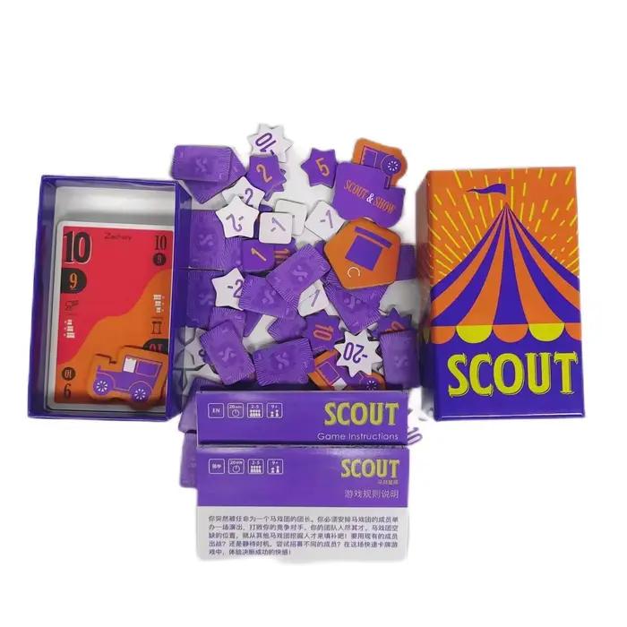 Jeu de cartes Scout, jeu de société Scout de cirque