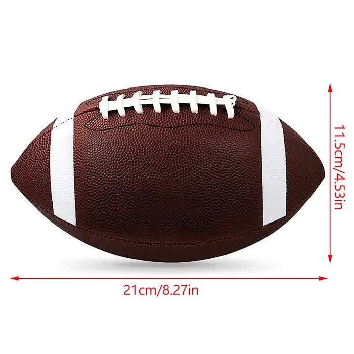 Football américain Football Rugby Association Football taille Standard 8.5 pouces sport Football pour hommes femmes enfants