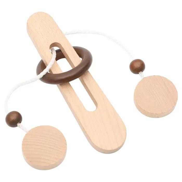 Jeu de déverrouillage intelligent : Casse-tête en bois Montessori pour enfants et adultes – Jeu de réflexion et de décompression