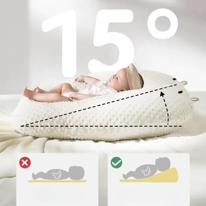 Coussin de pente Anti-crachat pour bébé