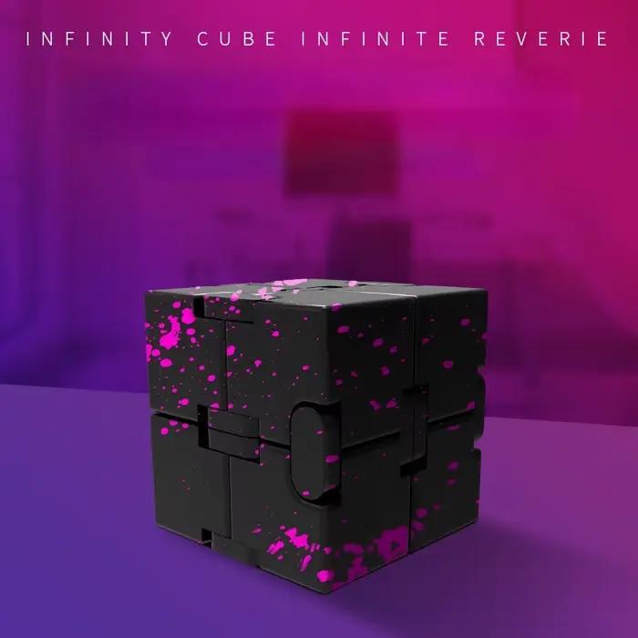 Infinity Magic Figet Cube – jouet doigt en alliage d'aluminium