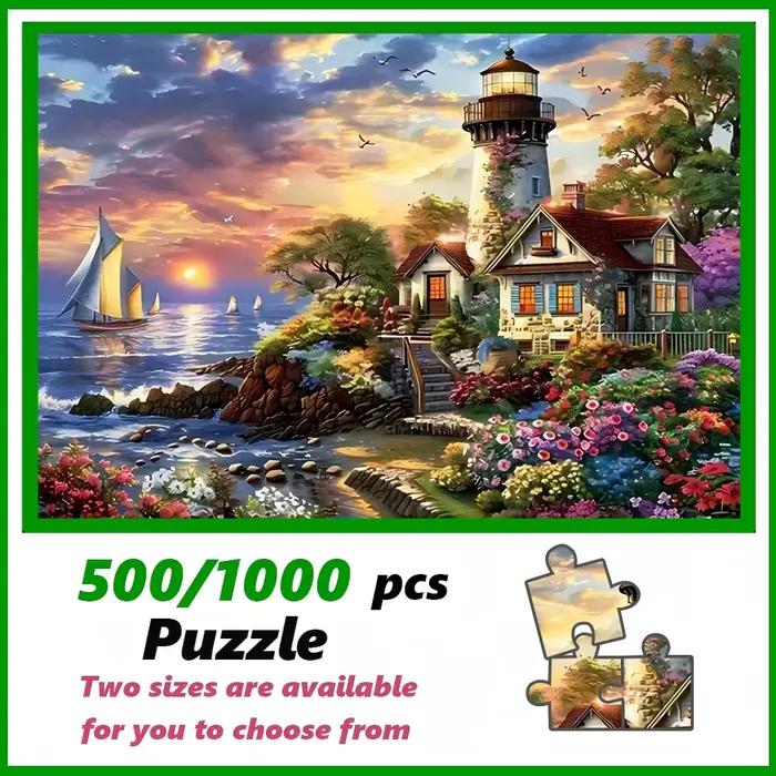 Un puzzle de haute qualité de 500/1000 pièces