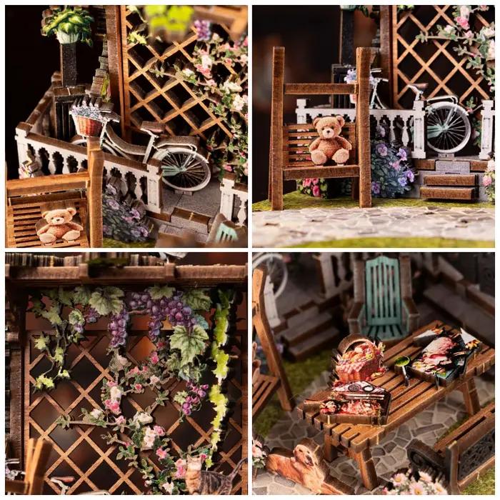 Kit de maison miniature vintage DIY