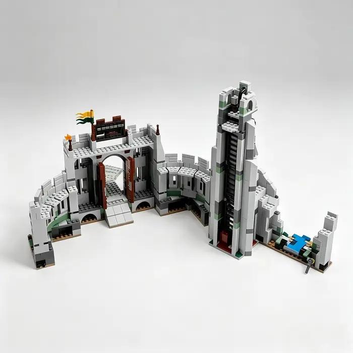 Modèle de château médiéval à assembler soi-même