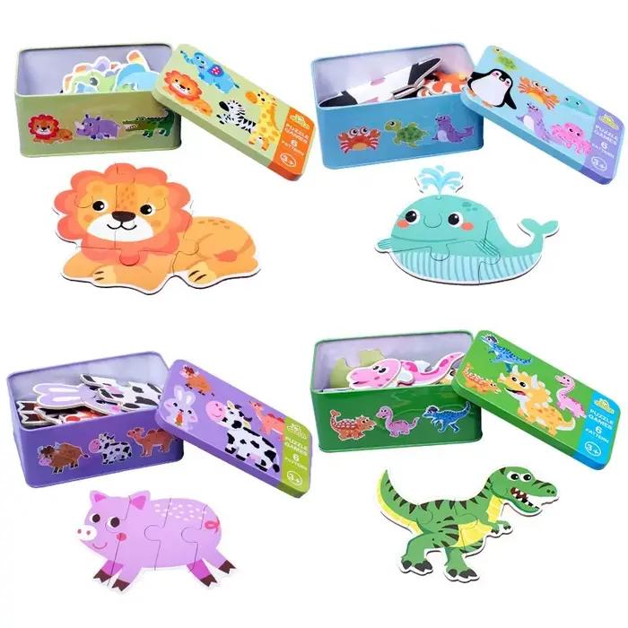 Puzzles d'animaux pour les tout-petits de 1