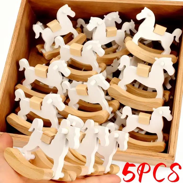 Petits cheval à bascule en bois