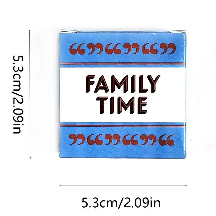 Petit jeu de cartes pour les réunions de famille