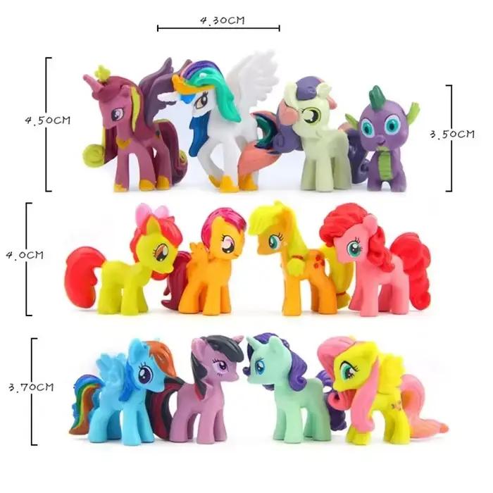 12 figurines My Little Pony