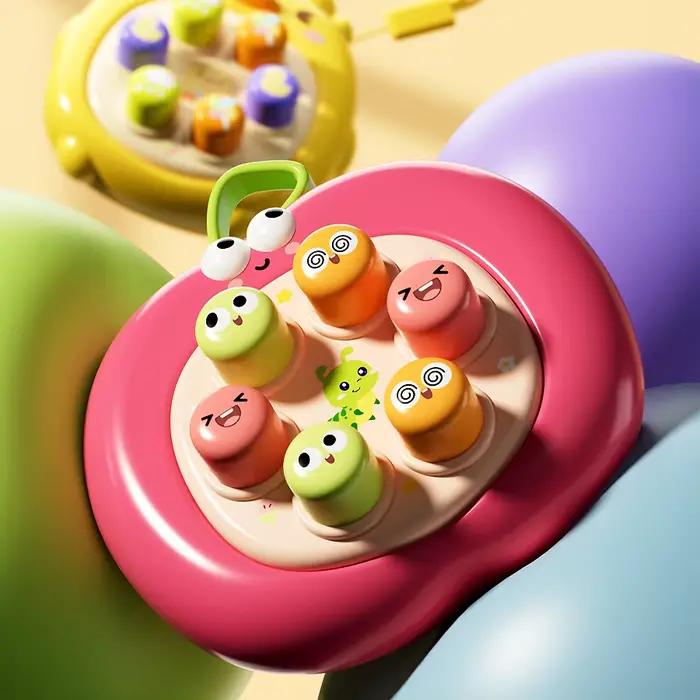 Jouet de décompression de jeu Whack-a-taupe de dessin animé pour exercer les réflexes