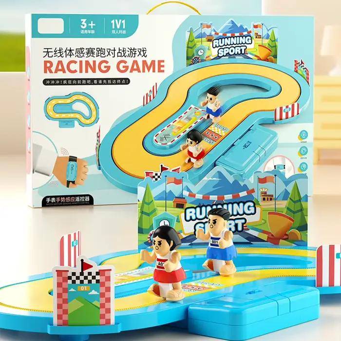 Jeu de course sur piste à détection de mouvement