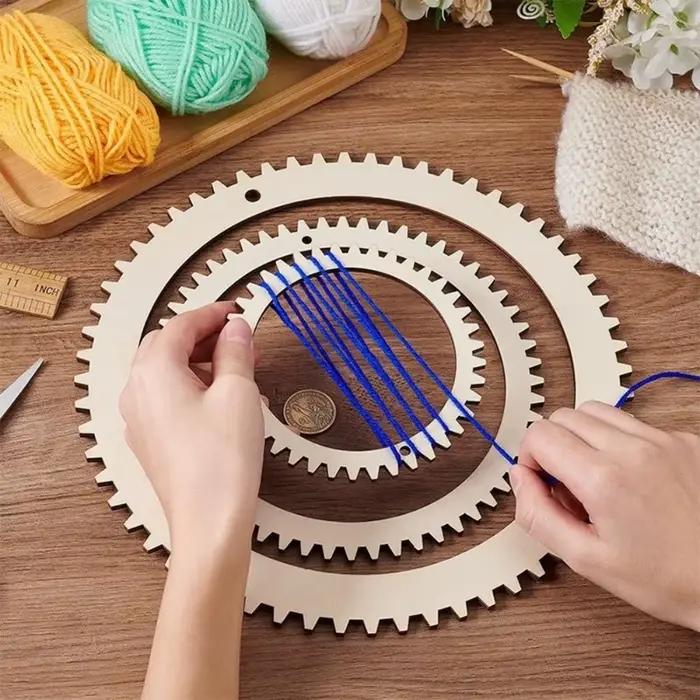 Kit de métier à tisser en bois polyvalent