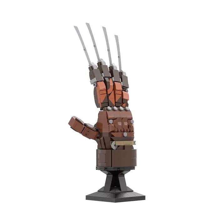 MOC un cauchemar sur Elm Street gants blocs de construction bricolage