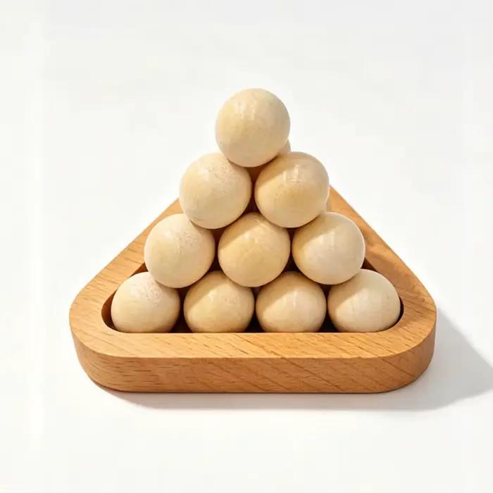 Puzzle pyramidal 3D en bois forme géométrique casse-tête magique puzzle 3D ludique éducatif pour adultes et enfants occaions spéciales cadeau anniversaire noel