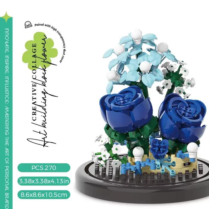Bouquet de blocs de construction de micro-particules pour enfants