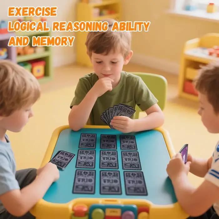 Jeu de société TRIO, carte stratégique, jouet pour famille, jeu assorti, amusant pour amis, Couples, jeu parfait, divertissement pour tous âges, cadeau