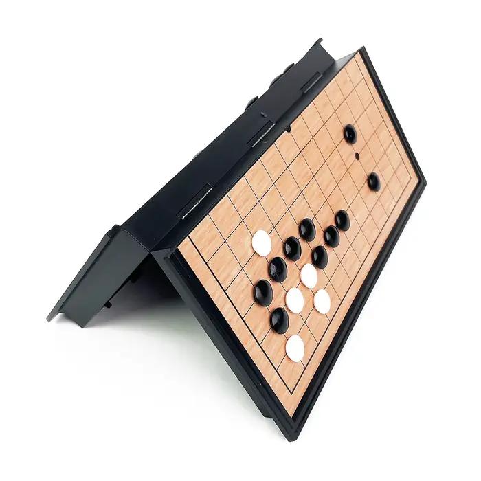 Jeu de Go 13x13 Table Portable Classique pour Voyage Traditionnel Plateau de Baduk Weiqi Occasions Spéciales Loisirs Familiaux Éducation Critique Stratégie