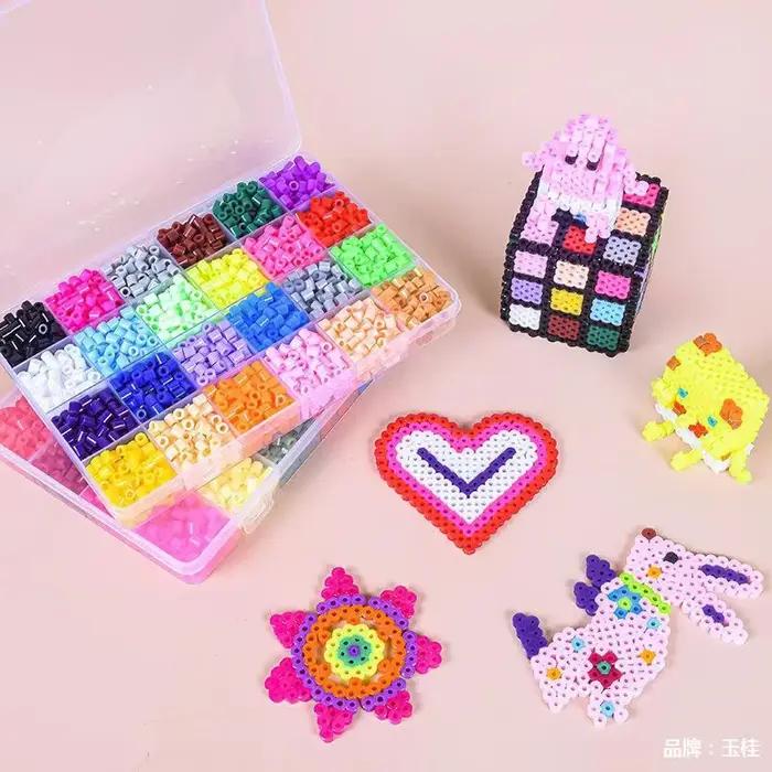 72 couleurs 5mm /2.6mm ensemble de perles de fusion Pixel Art Puzzle Hama