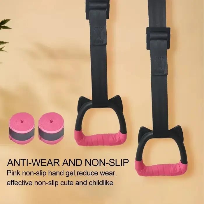 Anneaux de gymnastique antidérapants